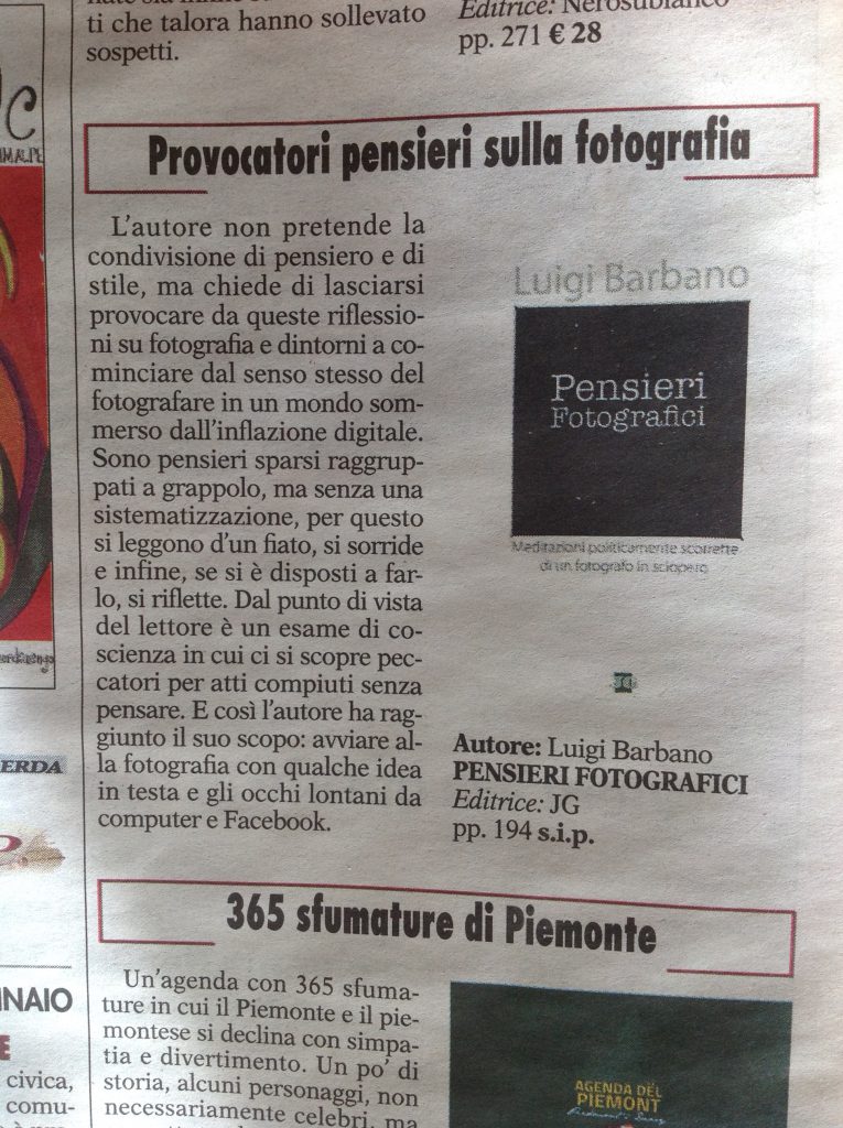 Recensione Pensieri Fotografici