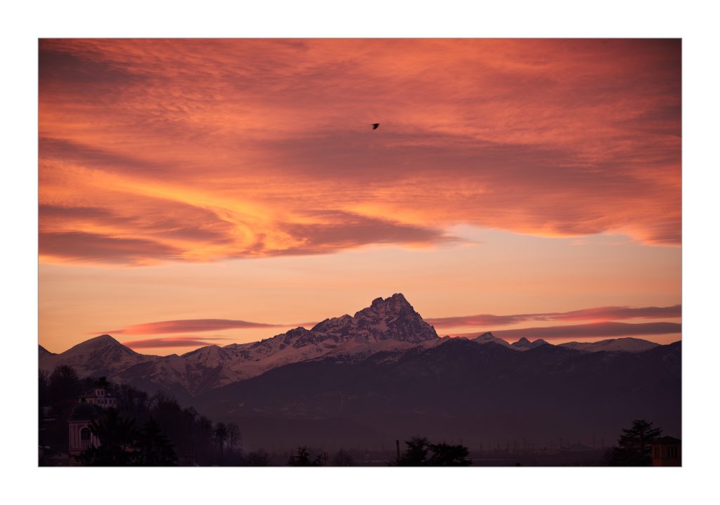 Monviso sunset