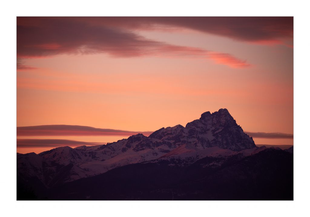 Monviso sunset